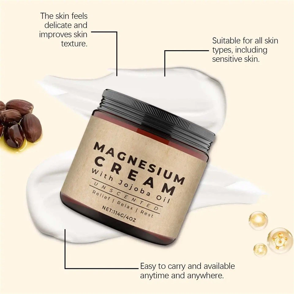 Pregnant Woman Magnesium Cream For Sleep & Leg Cramps